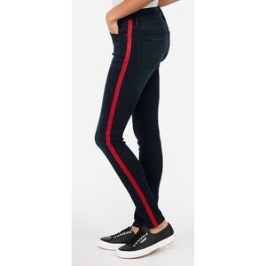 Express Mid Rise Side Stripe Jean Leggings